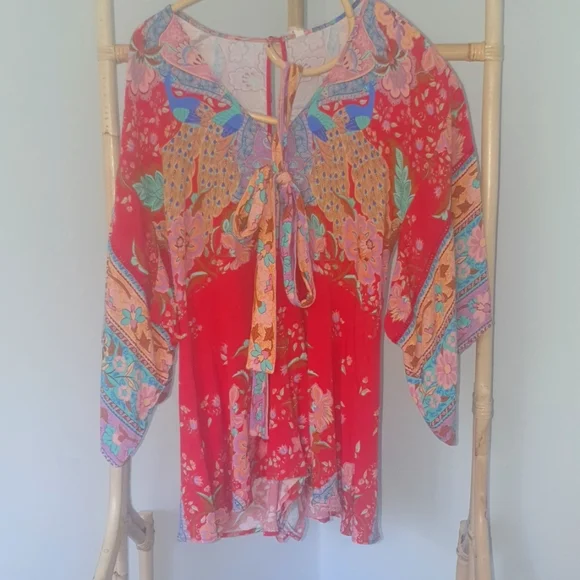 🌹🌺 Spell Lotus Romper Kimono Ruby 🌺🌹 - Picture 4 of 9